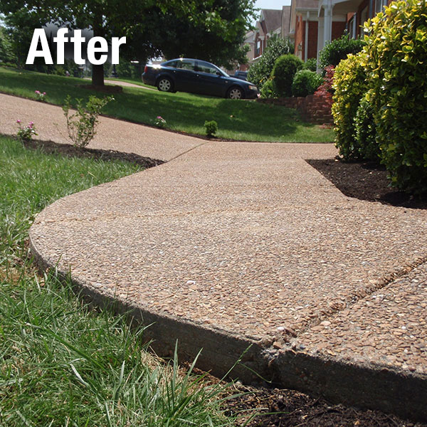 Charleston Concrete Sidewalk Repair - After